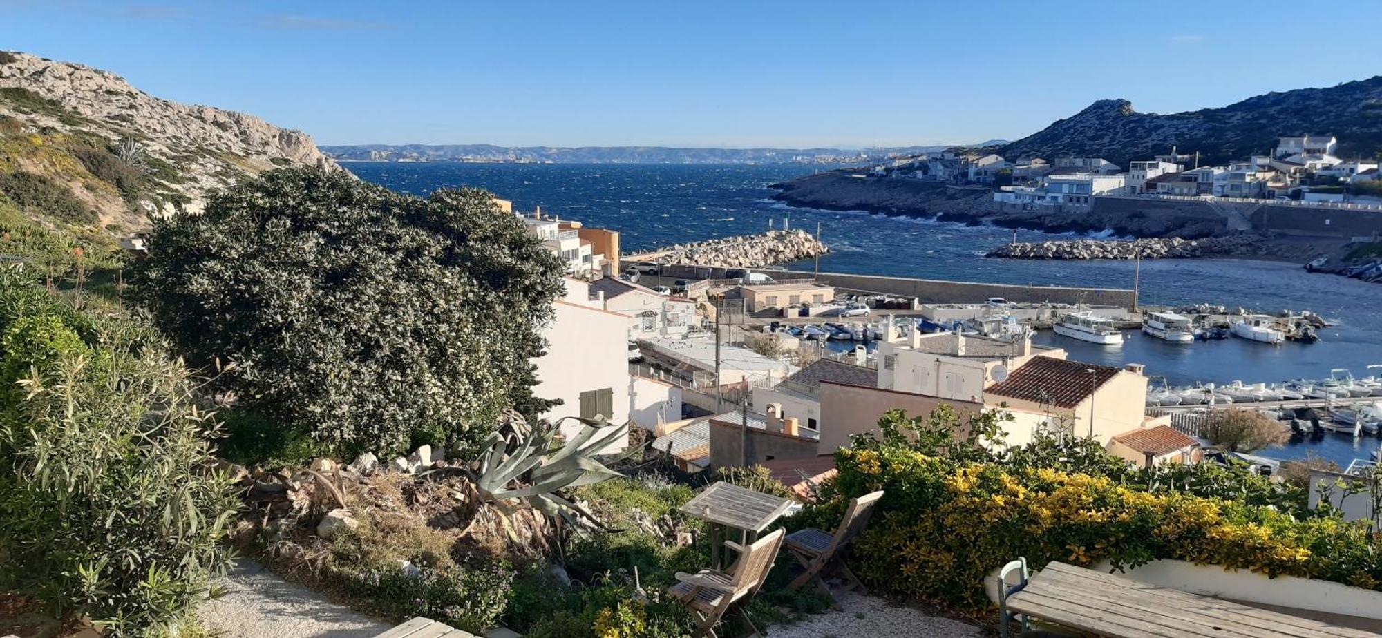 Cabanon Vue Mer Et Calanques Les Goudes Марсель Екстер'єр фото