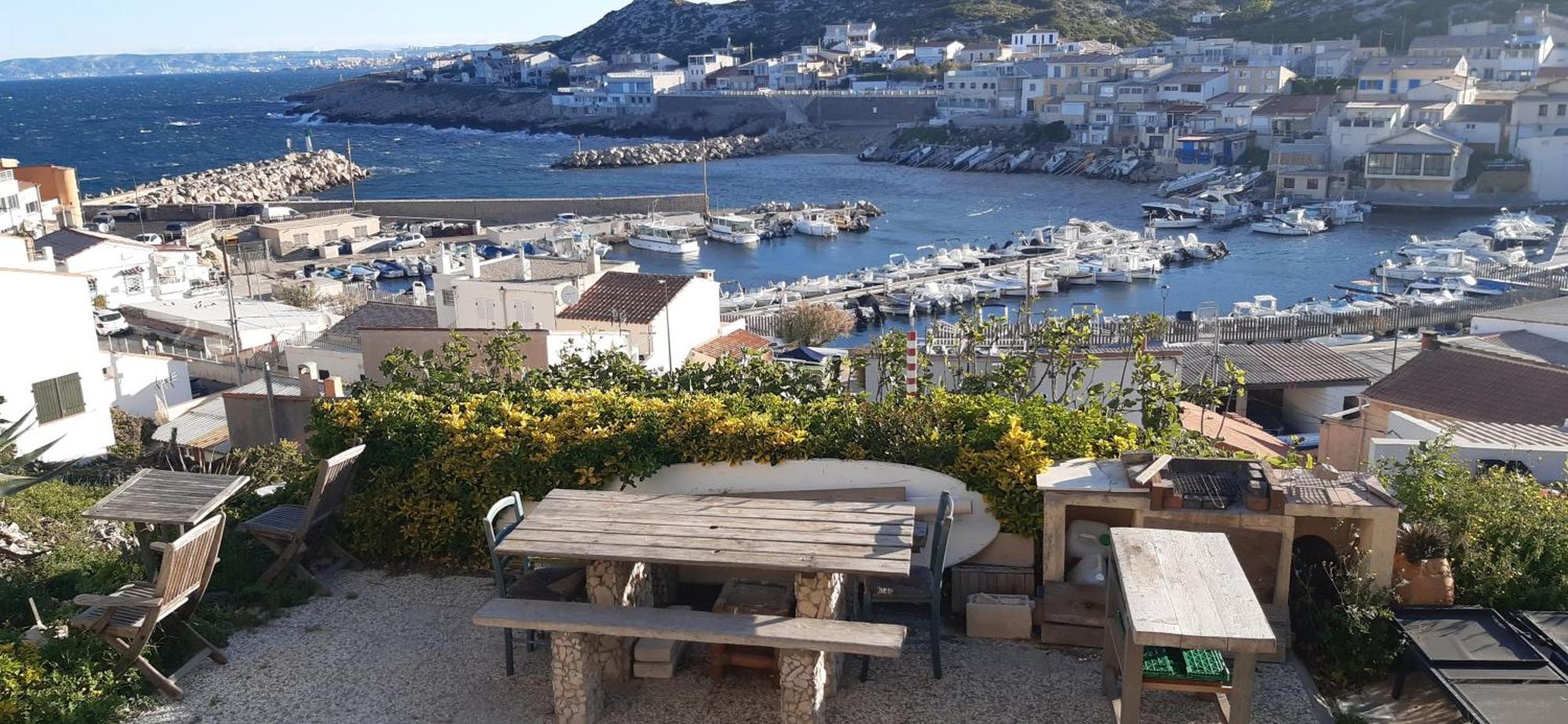 Cabanon Vue Mer Et Calanques Les Goudes Марсель Екстер'єр фото